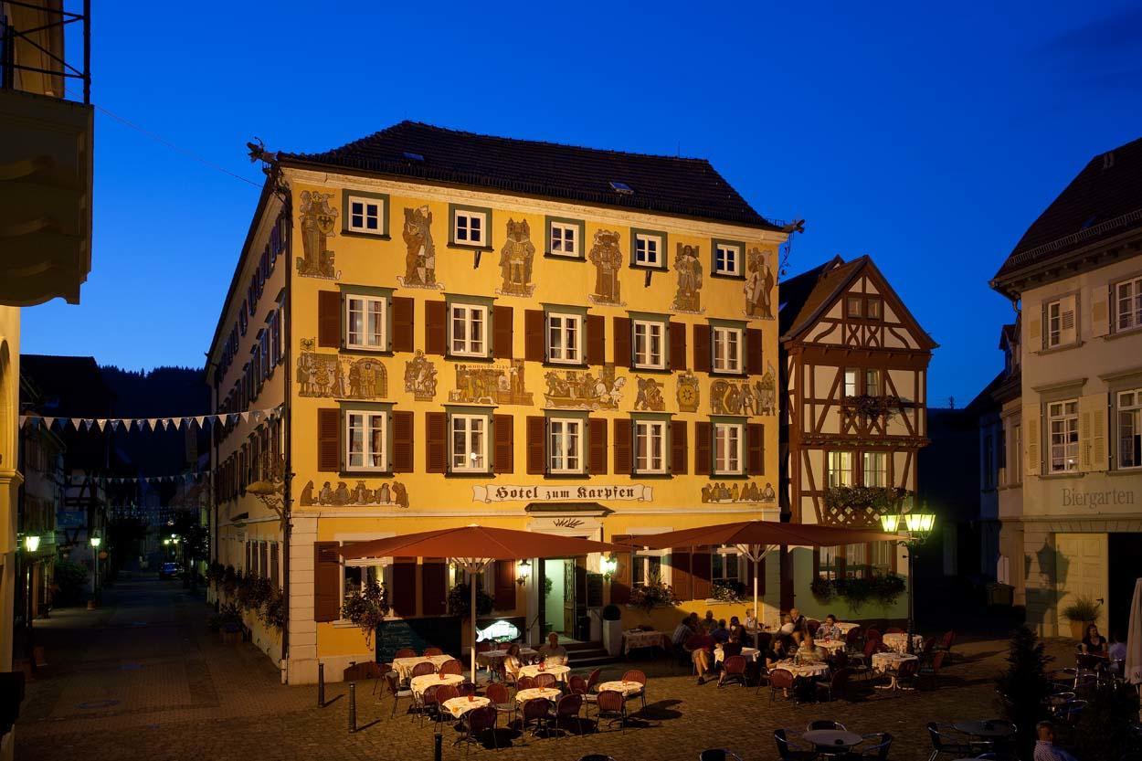 Hotel Karpfen Эбербах Экстерьер фото